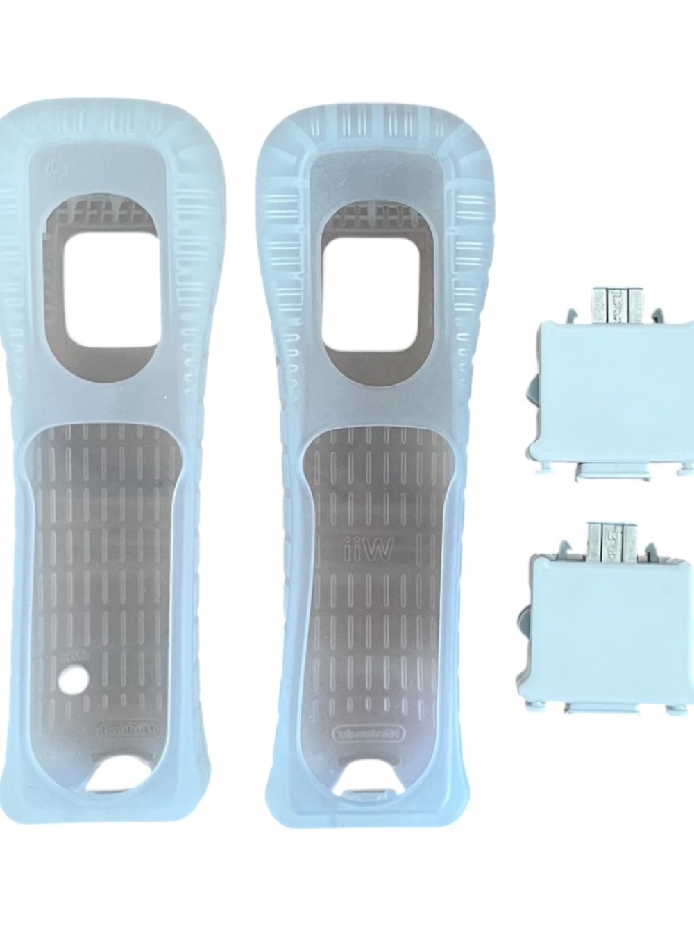 Lot of 2 Nintendo Wii Motion Plus MotionPlus Adapter RVL-026 OEM W/ Sleeves